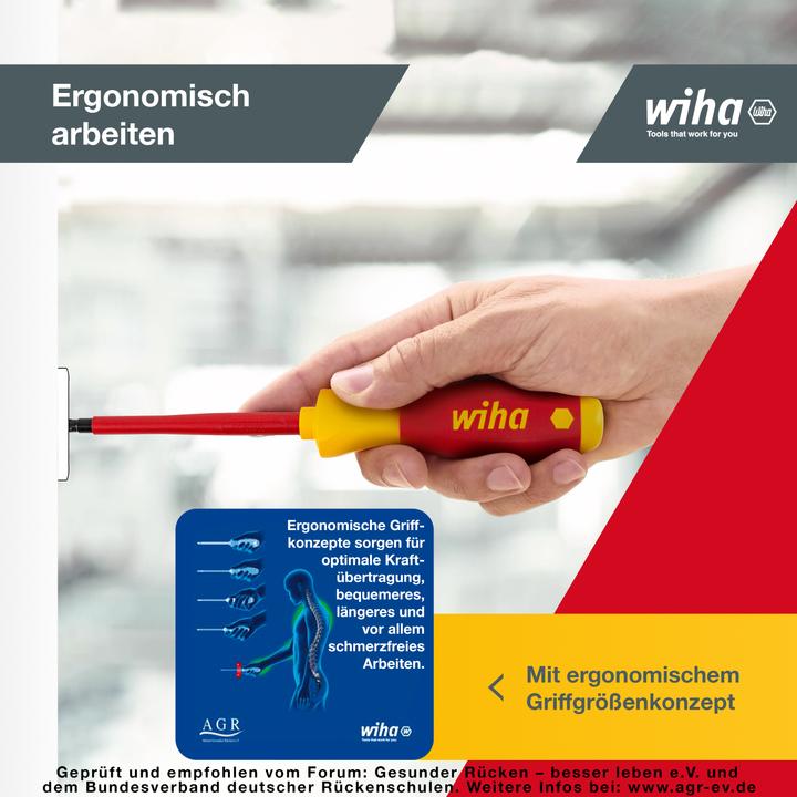 Produktbild Wiha SoftFinish (Schlitzschrauben, Phillipps-Kreuzschlitz (PH))