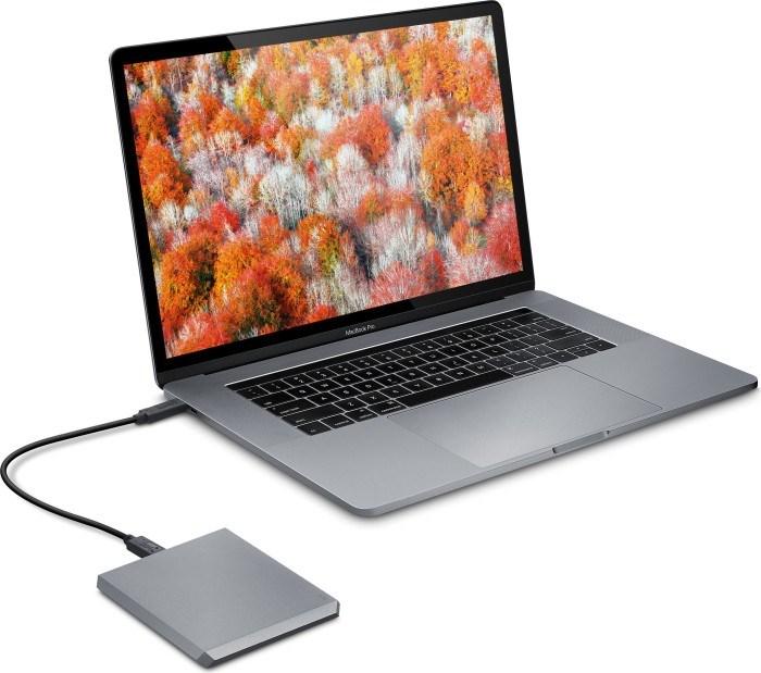 Actual product image LaCie Mobile Drive - Space Grey (2 TB)