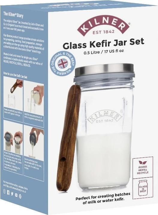 Image du produit Kilner Kit fermenteur pour kéfir 0.5 l (1 pcs, 0.50 l)