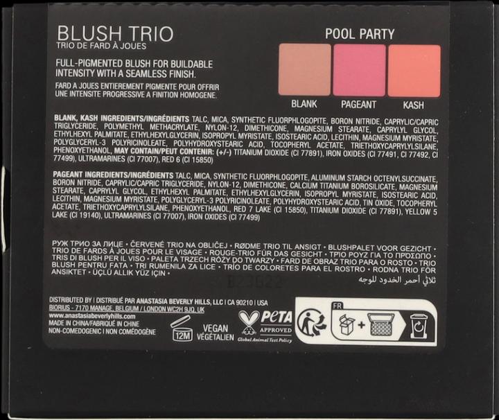 Actual product image Anastasia Beverly Hills Blush Trio (Pool Party)