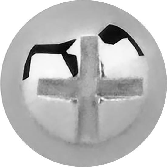 Produktbild Star Piercing Dermal Anchor Kreuzschlitzkopf silber (Chirurgenstahl 316L)