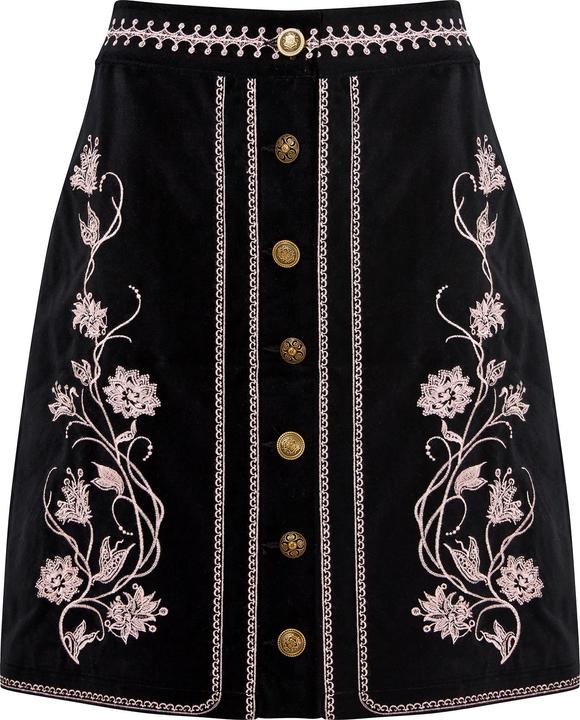Joe Browns Floral Embroidered A-Line Mini Skirt (46)