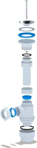Produktbild Ani Plast SIPHON FOR WASHBASIN 1 1/4 (Waschmaschinen-Siphon, 1 1/4")