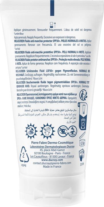 Produktbild Ducray Melascreen Schützendes Fluid gegen Flecken (50 ml, Gesichtsfluid, SPF 50+)