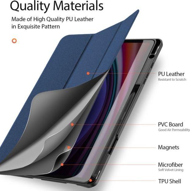 Image du produit Dux Ducis Série Domo (Galaxy Tab S9+, Galaxy Tab S10+, Galaxy Tab S9 FE+)