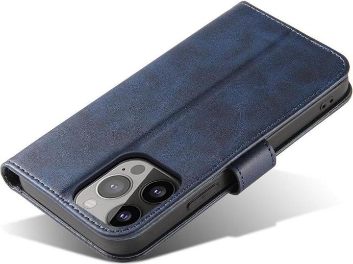 Produktbild Hurtel Magnethülle für Samsung A55 mit Klappe und Geldbörse – blau (HTC A55)