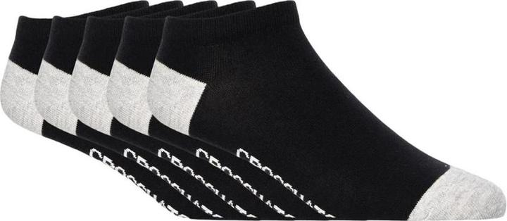 Immagine prodotto Crosshatch Calzini da ginnastica Vitalblack (confezione da 5) (Confezione da 5 pezzi, Taglia unica)