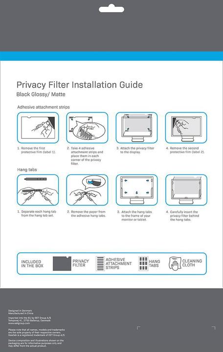 Produktbild Gearlab GLBB23522294 Blickschutzfilter Display-Privatsphärenfilter mit Rahmen 59,9 cm (23.6" ) (23.60", 16 : 9)