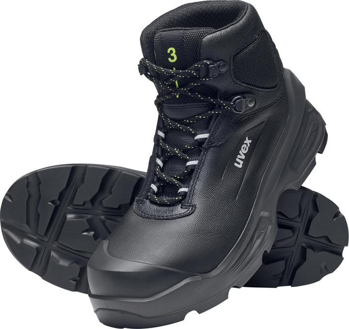 Produktbild Uvex Safety 6874352 Sicherheitsstiefel S3 Schuhgrösse (EU): 52 Schwarz 1 Paar (S3, 52)