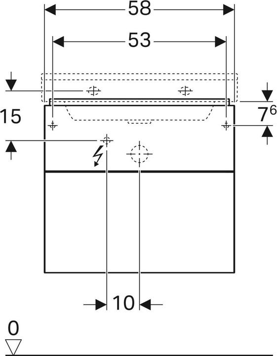 Image du produit Geberit 500.506.00.1 (46 x 46 x 53 cm)