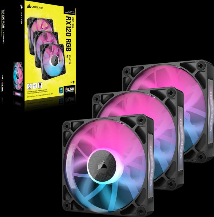 Immagine prodotto Corsair iCUE LINK RX120 RGB (120 mm, 3 x)