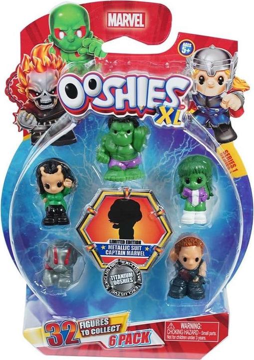 Immagine prodotto Disney Carte Ooshies-Marvel con 6 figure da collezione