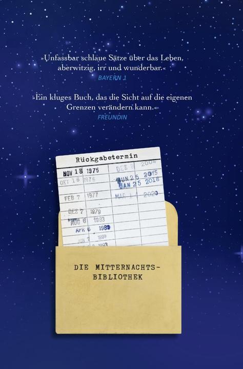 Immagine prodotto Die Mitternachtsbibliothek (Tedesco, Matt Haig, Sabine Hübner, 2023)