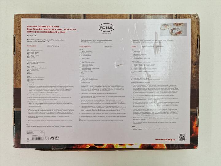 Produktbild Rösle Pizzastein