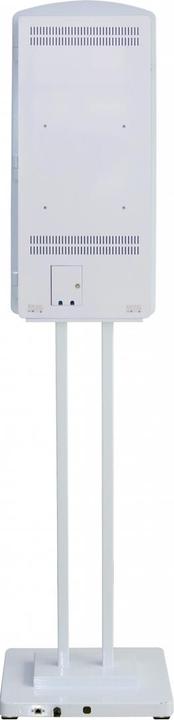 Actual product image Allnet Display 21 inch, disinfection terminal incl. stand, colour white Stand, colour white