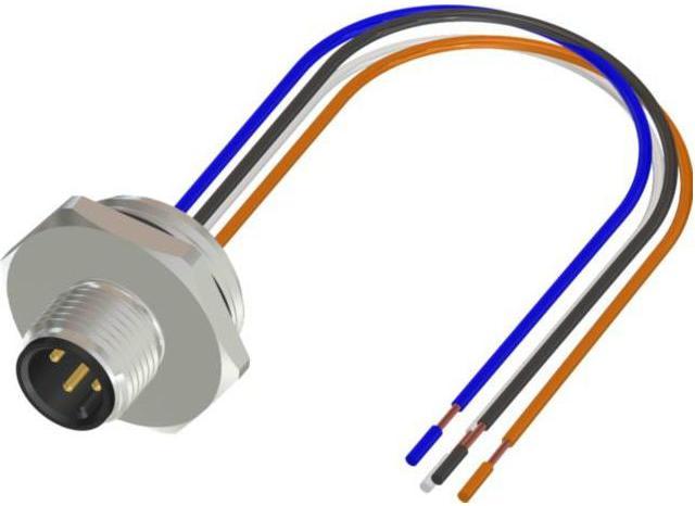 Produktbild Rs Pro konfektioniertes Sensorkabel 4-adrig, Stecker gerade / offenes Ende, Länge 500mm