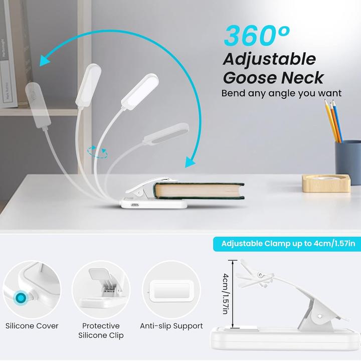Actual product image Garite LED Reading Lamp Deluxe (11.50 cm, 60 lm)
