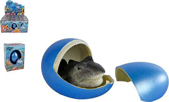 Actual product image Destination Deep Egg with growing shark, 6 cm