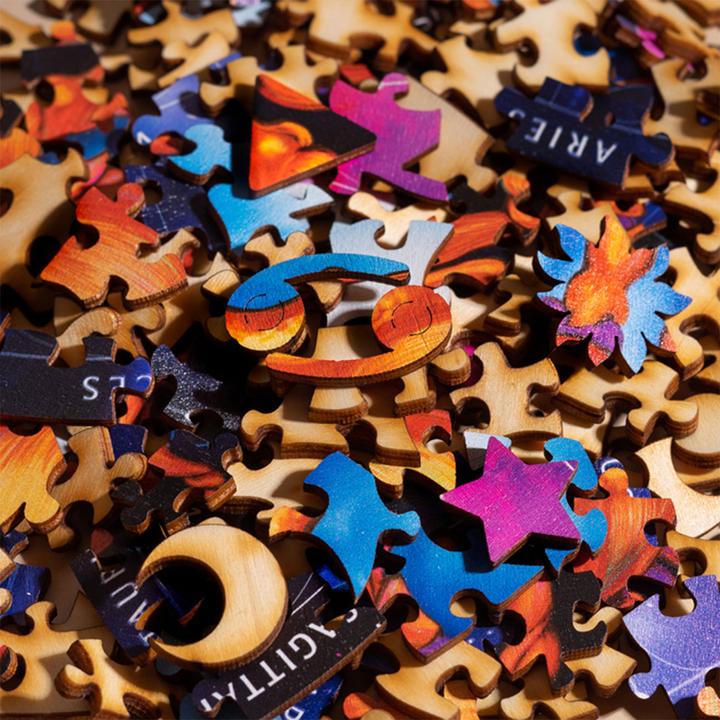 Produktbild Natura Punto Sternzeichen Holz Puzzle Krebs (180 Teile)