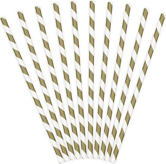 Immagine prodotto Partydeco Cannucce a righe rosa chiaro (10 x)