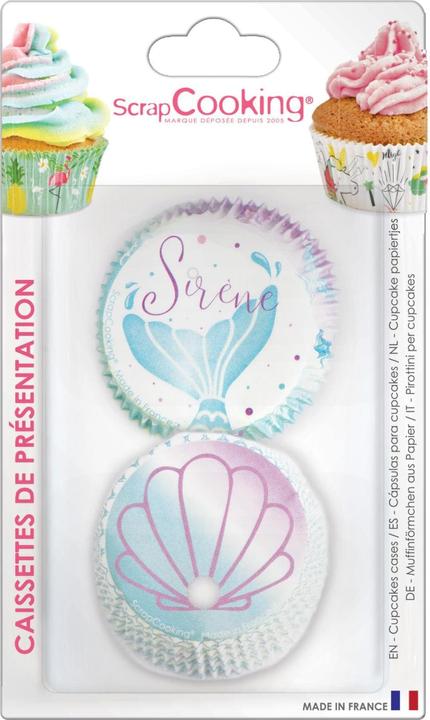 Actual product image ScrapCooking Moulds 36 pcs "Mermaid (7.50 cm)