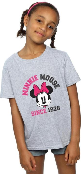 Actual product image Disney Girls Mickey Mouse Since 1928 Cotton T-Shirt (140, 146)