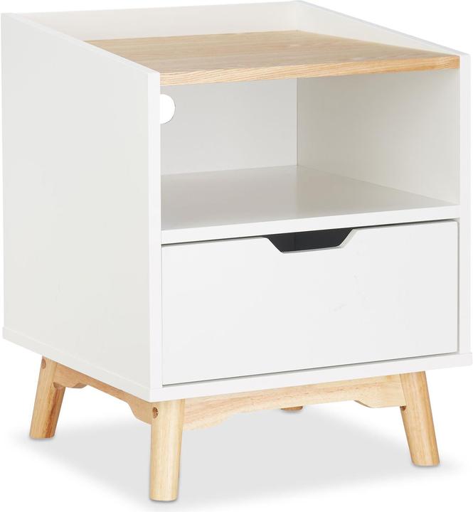 Actual product image Relaxdays Bedside table (43 x 40 x 50 cm)