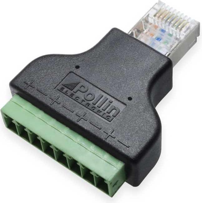 Produktbild Pollini Steckverbinder, RJ45, Klemmleiste, Stecker