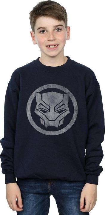 Image du produit - Sweat BLACK PANTHER DISTRESSED ICON - Garçon (152, 158)