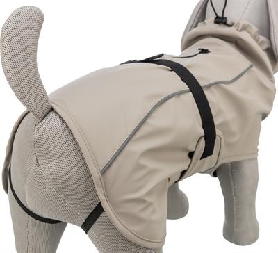 Actual product image Trixie Be Nordic Regenjas Husum Zand - 70 Cm (XL, Dog coat)