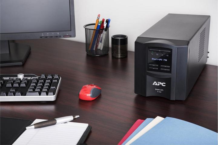 Actual product image APC Smart-UPS 750VA LCD US Version Tower Smartslot USB with Smartconnect (750 VA, 500 W, Line-interactive UPS)