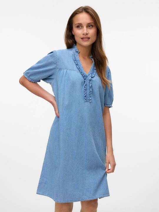 Actual product image Vero Moda VMROSA Kurzes Kleid Jeanskleid (L)