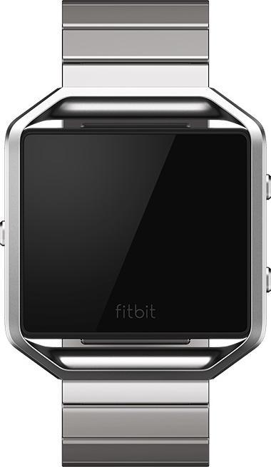 Actual product image Fitbit Blaze stainless steel band with frame (Stainless steel, Blaze)