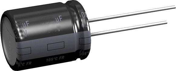 Produktbild Panasonic Elektrolytkondensator, radial, 3300uF, 825uA, 25V, 2.64A