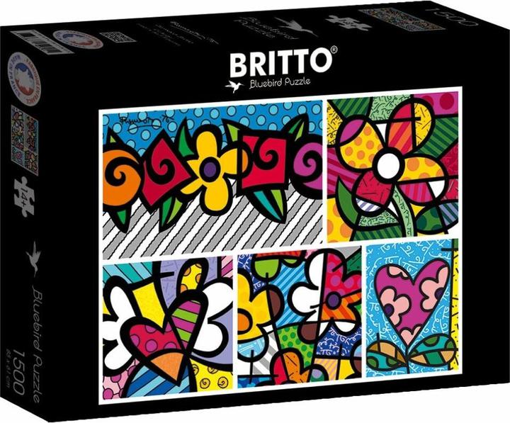 Image du produit Bluebird Puzzle Collage : Coeurs et fleurs 1500 pièces (1500 pièces)