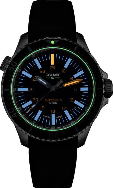 Produktbild Traser H3 109371 P67 T100 SuperSub Blue 46mm 50ATM (46 mm)