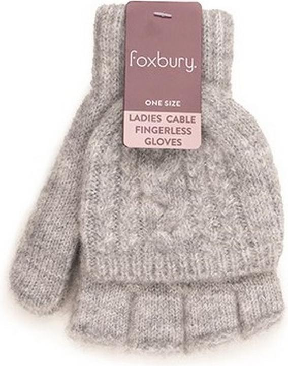 Produktbild Foxbury Kabel Fingerlose Handschuhe (One Size)