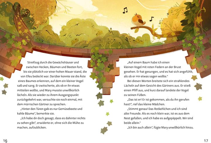 Actual product image Der geheime Garten (Illustrierte Kinderbuchklassiker) (German, White Star Kids, Domenico Russo, Sabine Werner, 2024)