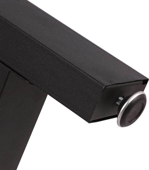 Produktbild Wiltec Tischbeine Set 70x72cm schwarz pulverbeschichtet Tischkufen Tischgestell