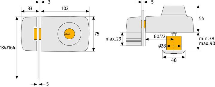 Produktbild Abus 7035 S EK