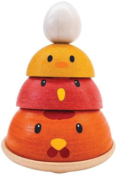 Produktbild Plantoys Holz Stapelfigur Stapelhuhn (Deutsch, Englisch, Französisch, Italienisch)