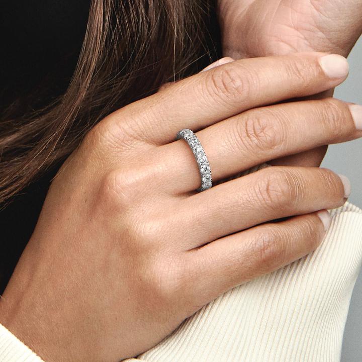 Actual product image Pandora Ring Sparkling Eternity (56, 925 Silver)