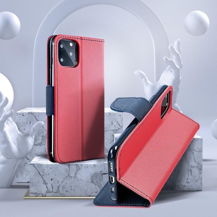Actual product image Fancy Book Book case OEM for SAMSUNG S22 Plus red / navy (Samsung Galaxy S22+)