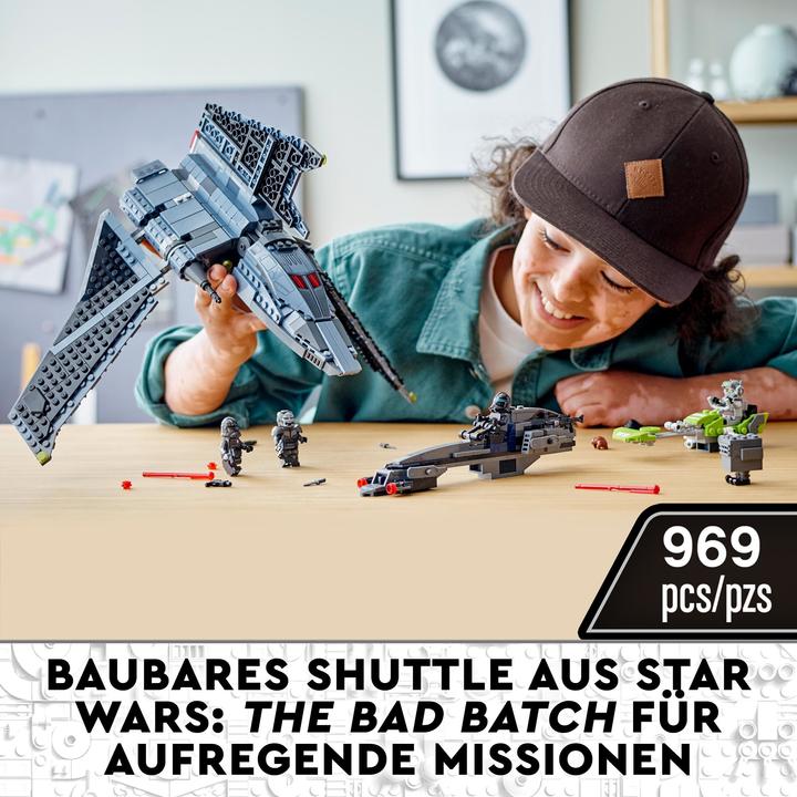 Produktbild LEGO Star Wars 75314 Das Bad Batch Attack Shuttle (75314, LEGO Star Wars)