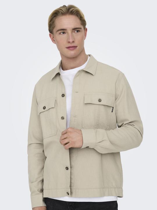 Actual product image Only & Sons Loose fit shirt collar shirt shirt shirt (L)