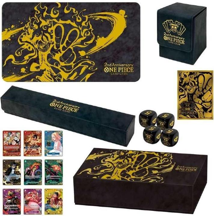 Actual product image One Piece Card Game - Japanese 2nd Anniversary Set (English, Booster Pack)