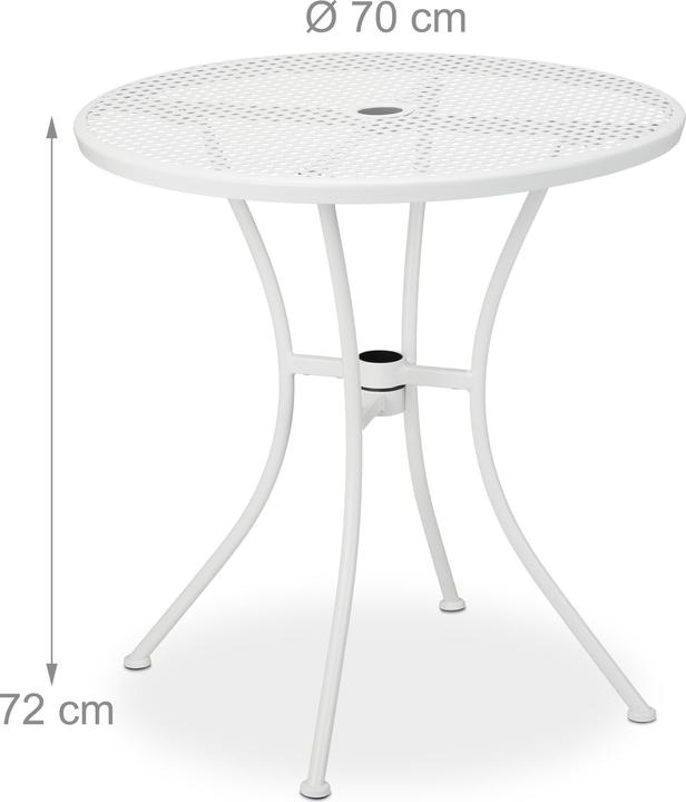 Immagine prodotto Relaxdays Tavolo da giardino (70 cm)
