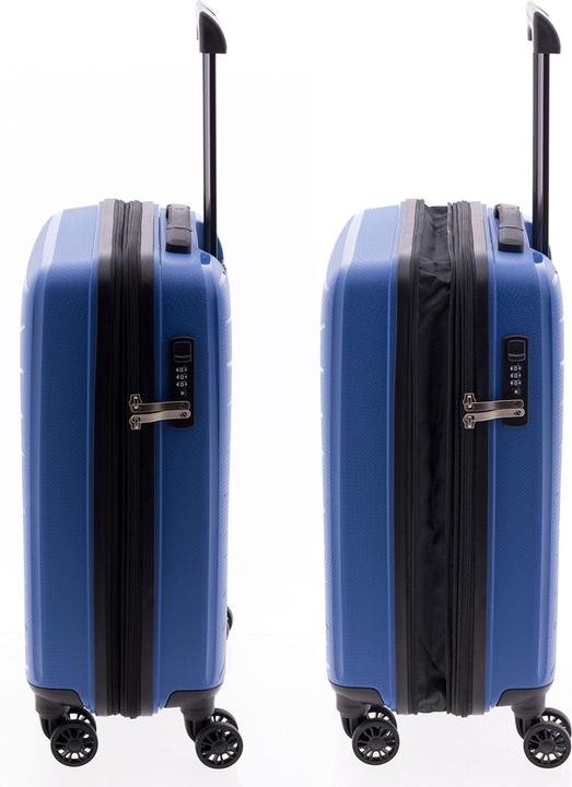 Actual product image Wüsthof 1700 4-wheel cabin trolley 55 cm with stretch fold (36 l, Hand luggage (up to 50 litres))