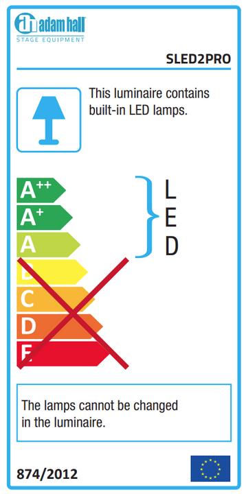 Immagine prodotto Adam Hall Stands SLED Pro LED luce per leggio (Leggio leggero)