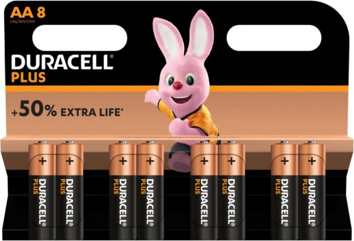 Duracell Plus (8 Stk., AA, 2700 mAh)